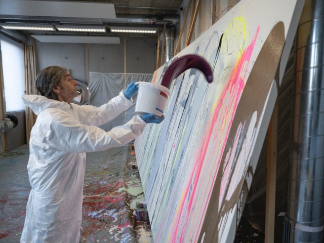 18.30 Visite d’atelier – John M Armleder